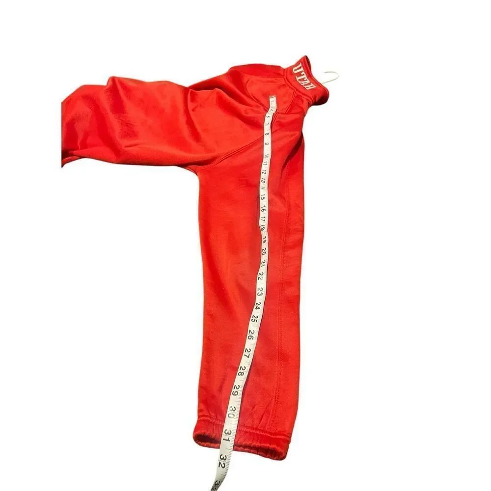 American Classic Sportswear Men Red Long Sleeve Utah Utes 1/4 Zip Pullover Large